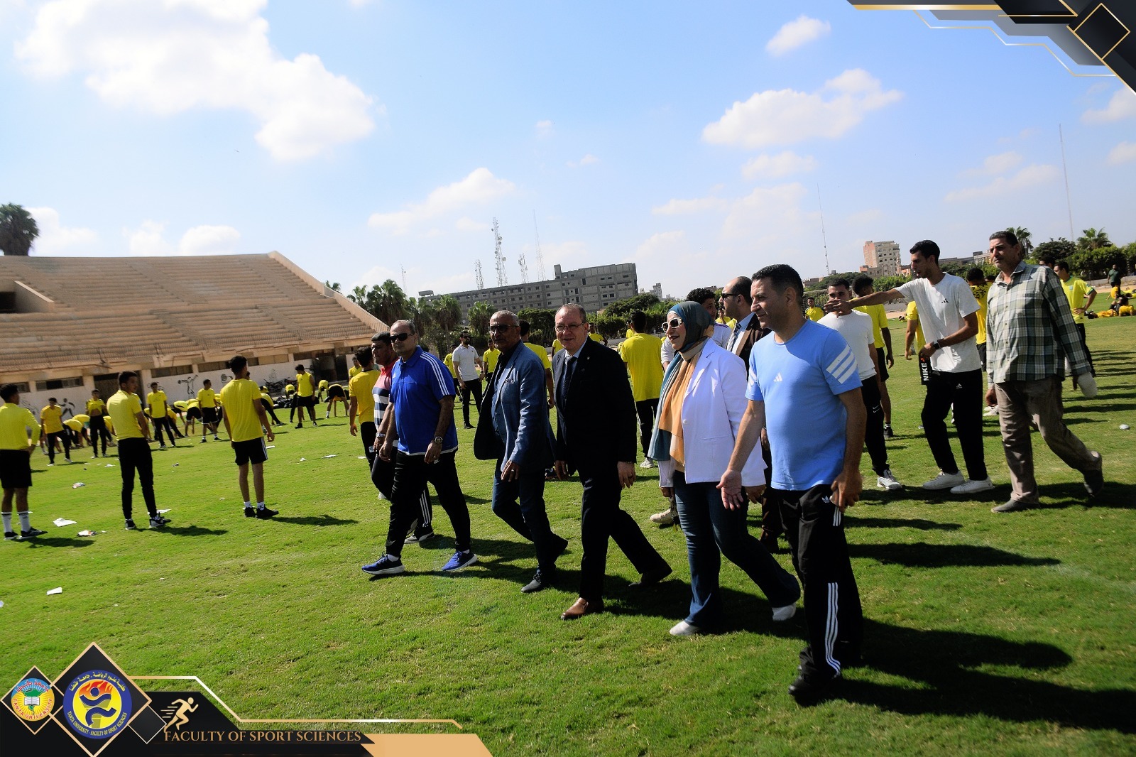 نائب رئيس جامعة طنطا لشئون التعليم والطلاب يتفقد انتظام الدراسة بكلية علوم الرياضة في ثالث أيام العام الجامعي الجديد